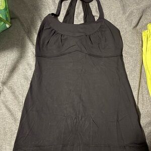 Lululemon Athletica Black Halter Tank Top